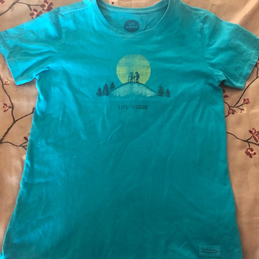juniors blue tee shirt